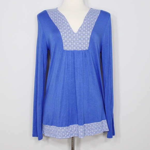 Banana Republic Blue Spring Blouse - Picture 1 of 4